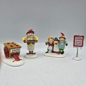 Department 56 Heritage Village “Snow Cone Elves Set of4 Christmas Village People